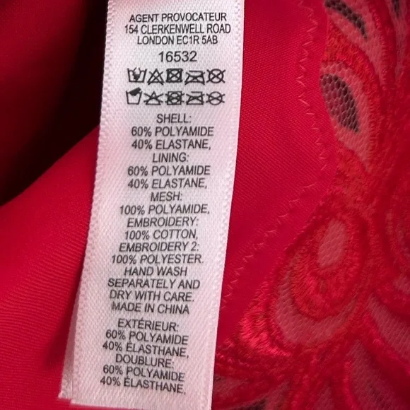 NWT Agent Provocateur Cilla Red Swimsuit Ibiza Size AP 2 US 4 Small - Picture 13 of 15